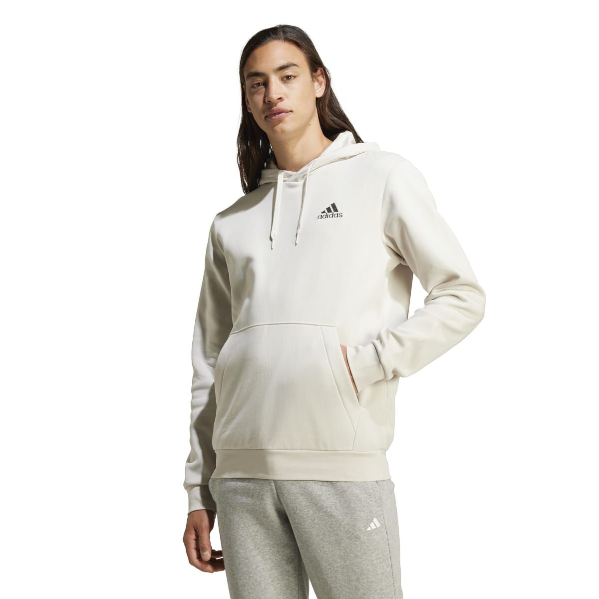 adidas Men's Long Sleeve Feel Cozy Hoodie