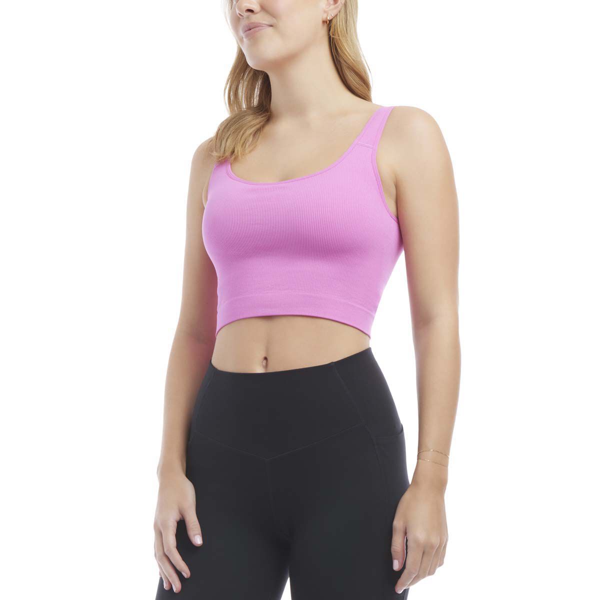 Jockey Women's 2Pack Seamless Rib Scoop Bra
