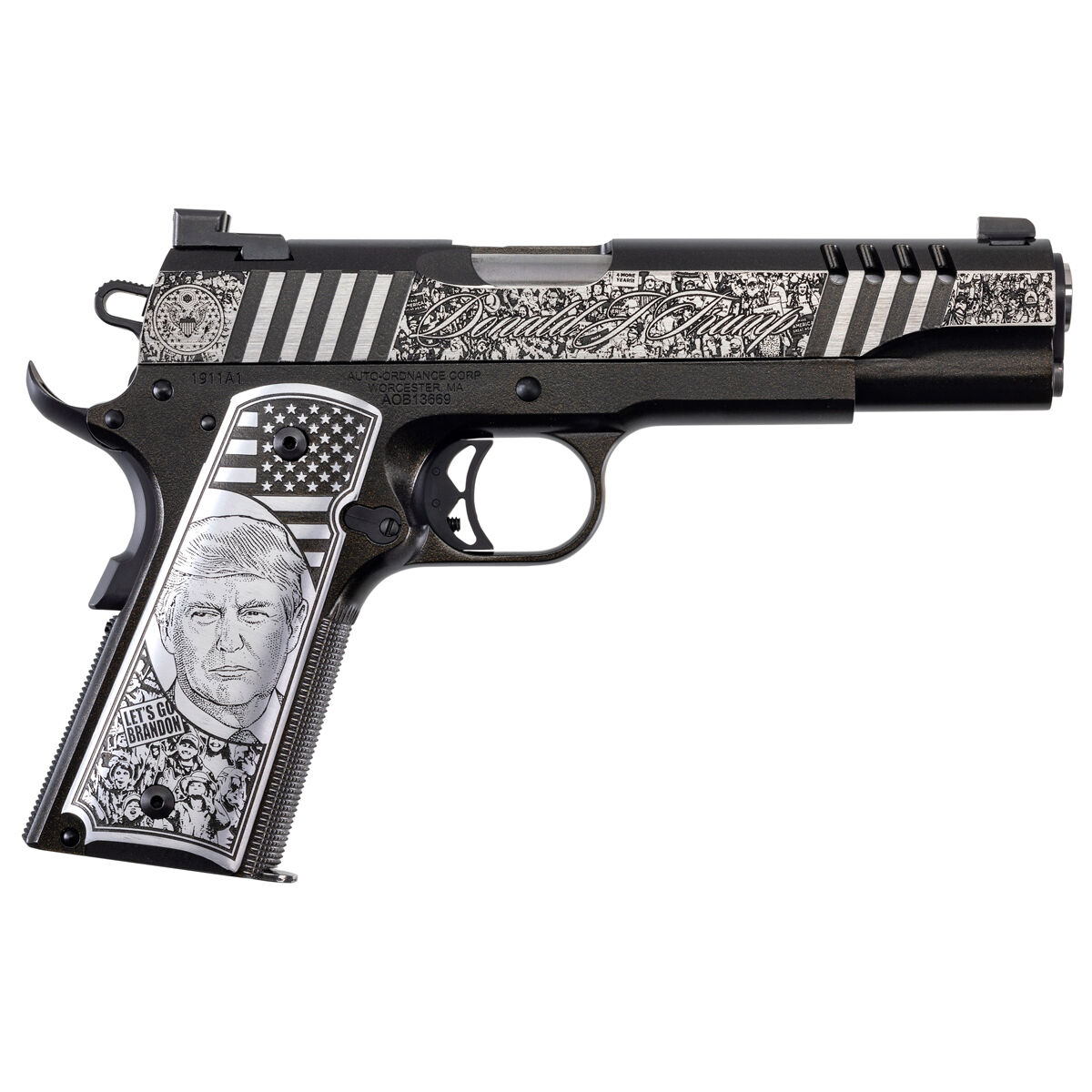 Auto Ordnance 1911 Trump 45 ACP Handgun