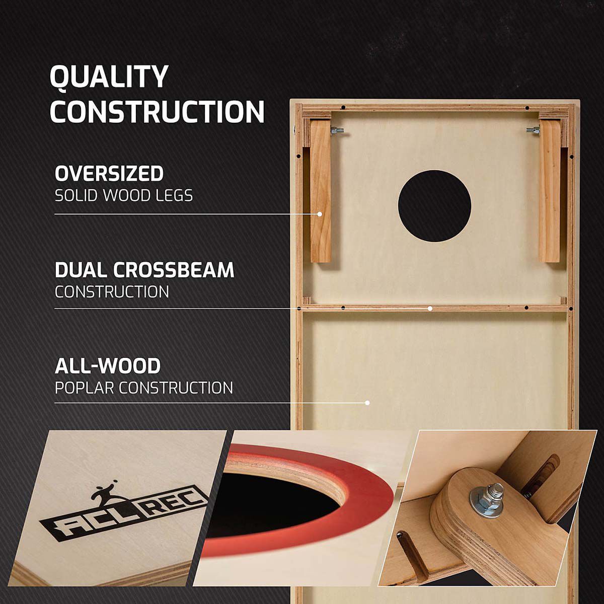 ACL REC 2x4 Cornhole Set