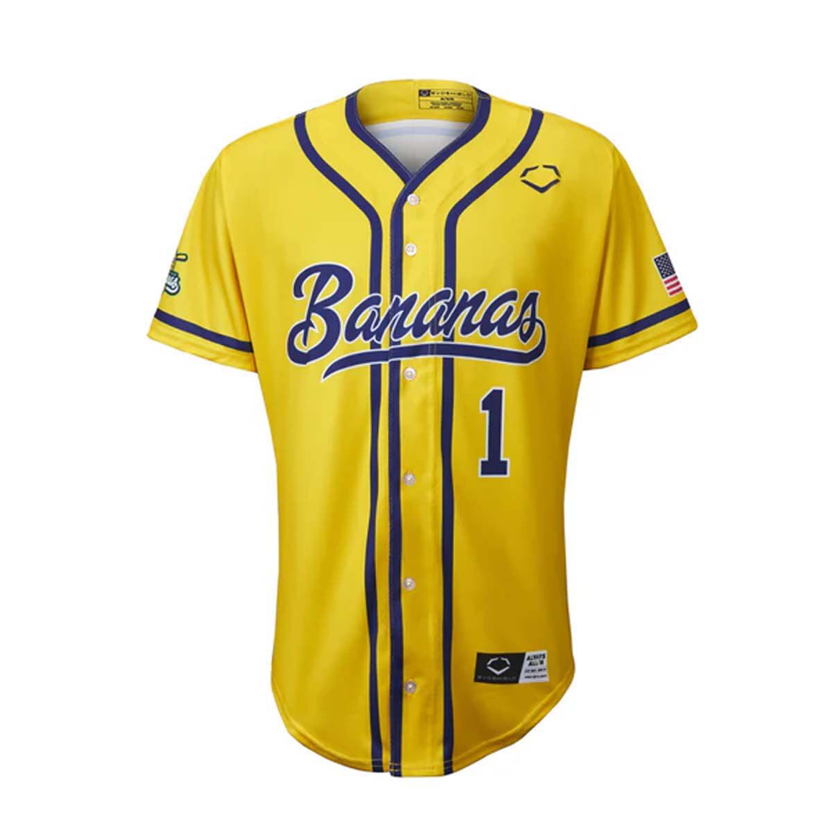 Evoshield Savannah Bananas Yellow Replica Jersey