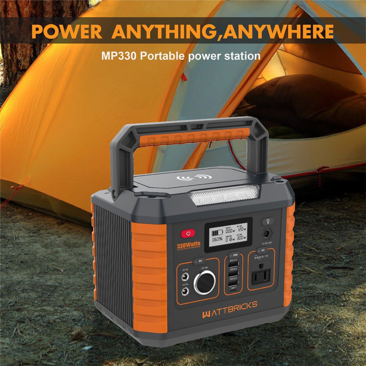 Wattbricks Ener 330w Portable Power Station