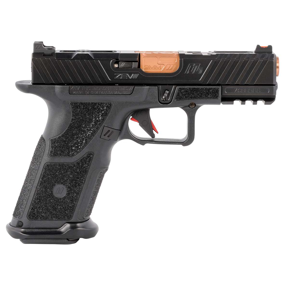 Zev OZ9 9MM COMPACT BRZ BRL Pistol