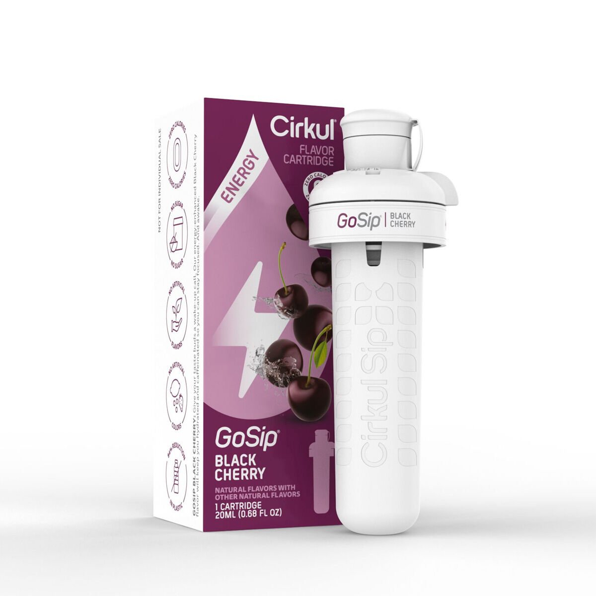Cirkul GoSip Black Cherry Flavor Cartridge 1-pack