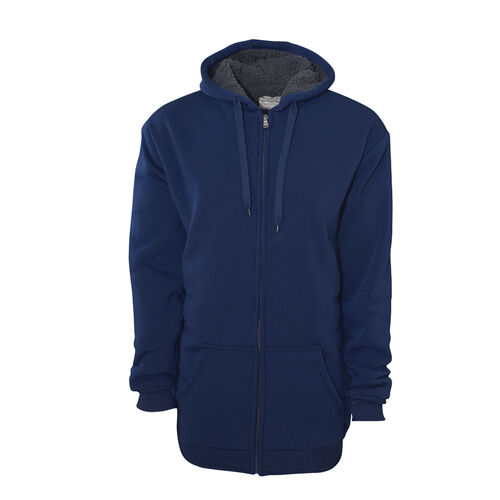 Big Ball Sports Men's Tall Navy Sherpa Hoodie