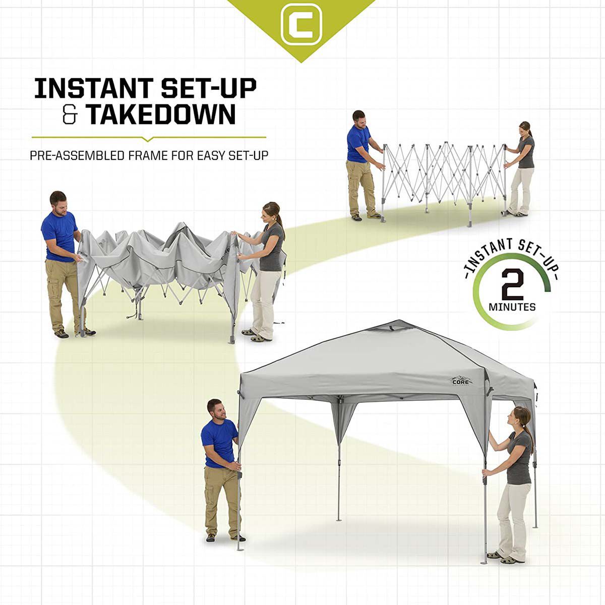 Core Equipment Core 10X10 Instant Canopy