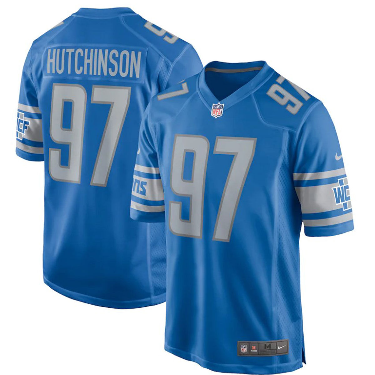 Nike Detroit Lions Aiden Hutchinson 97 Game Jersey