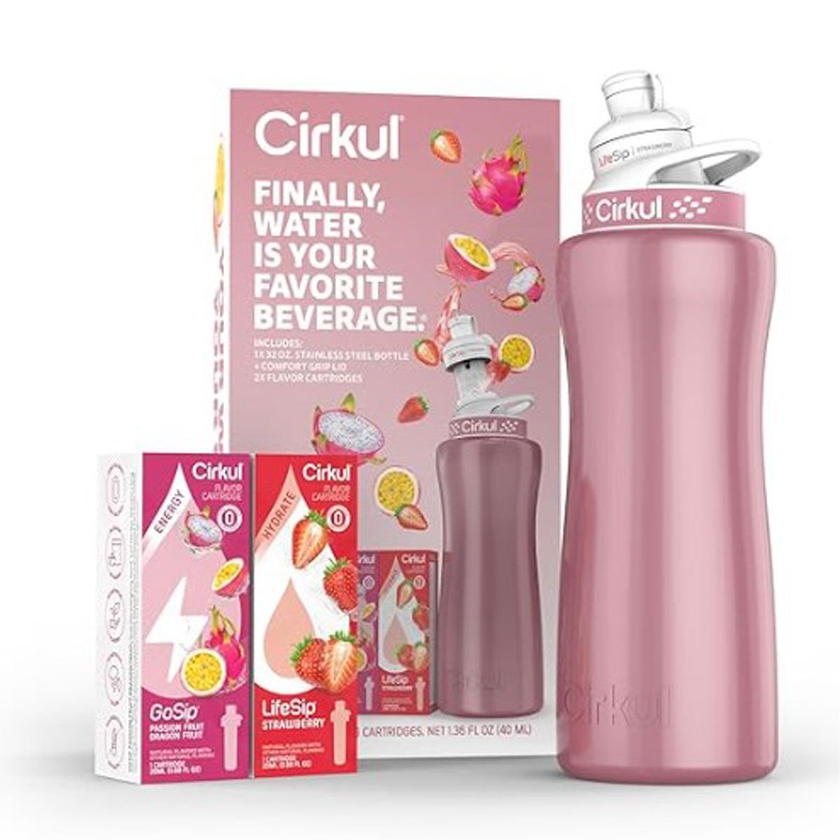 Cirkul 32oz Stainless Starter Kit