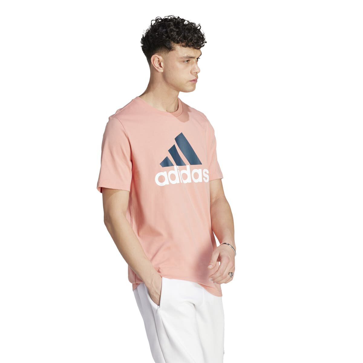 adidas Men's Short Sleeve Big Logo Tee