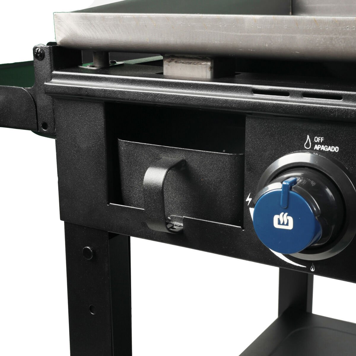 Razor 4-Burner Griddle with folding shelves