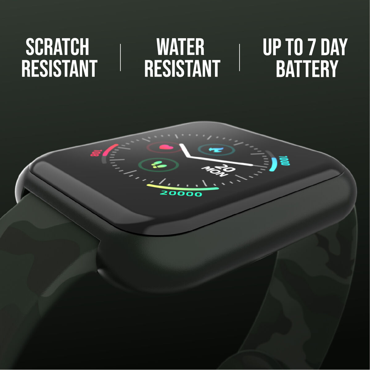 Itouch Air 3 Smartwatch: Rose Gold Case with Rose Gold Mesh Strap