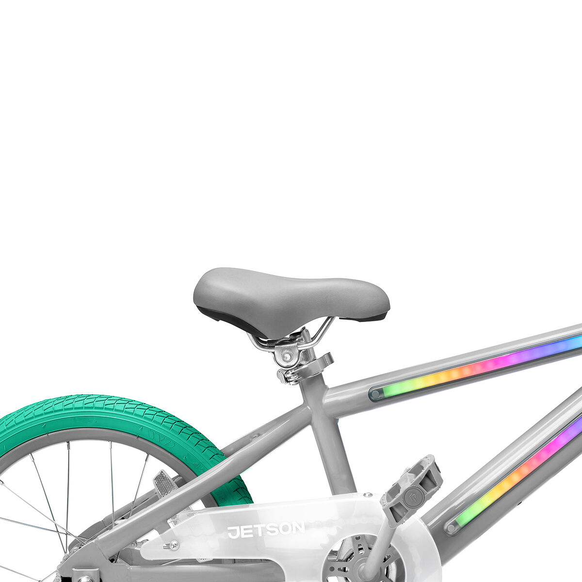 Jetson JLR M Light Up Bike 16in, GREY/TEAL