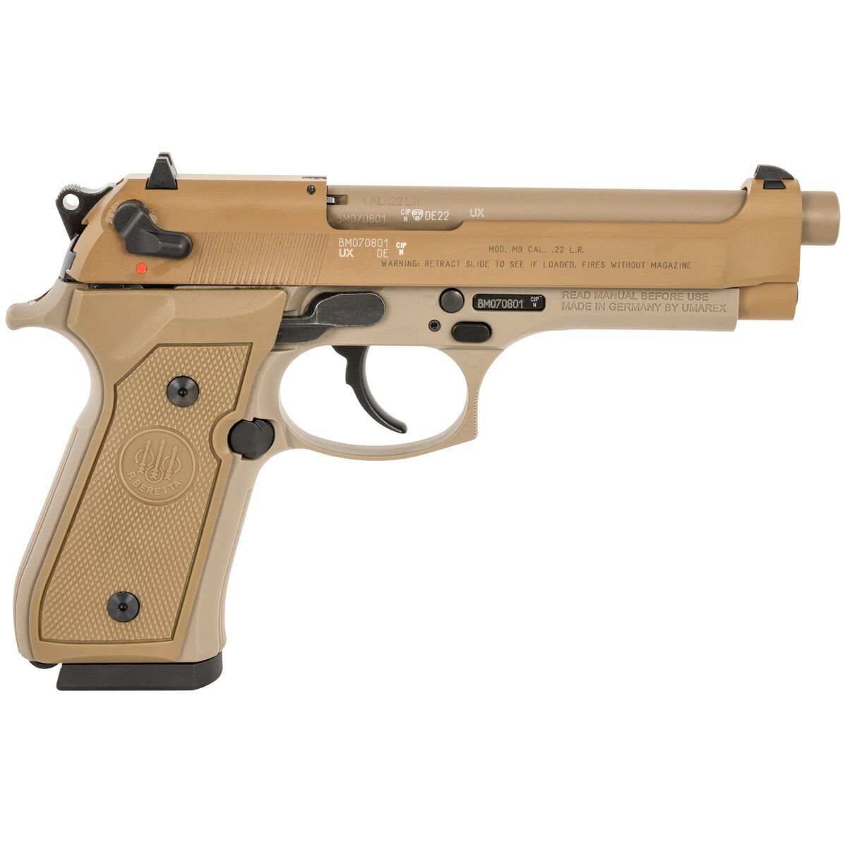 Beretta M9 22LR 4.9 15R FDE Pistol