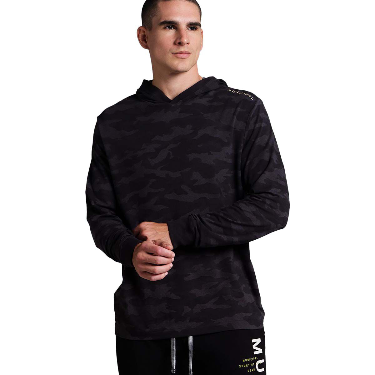 Municipal Men's Longsleeve Hooded T-Shirt