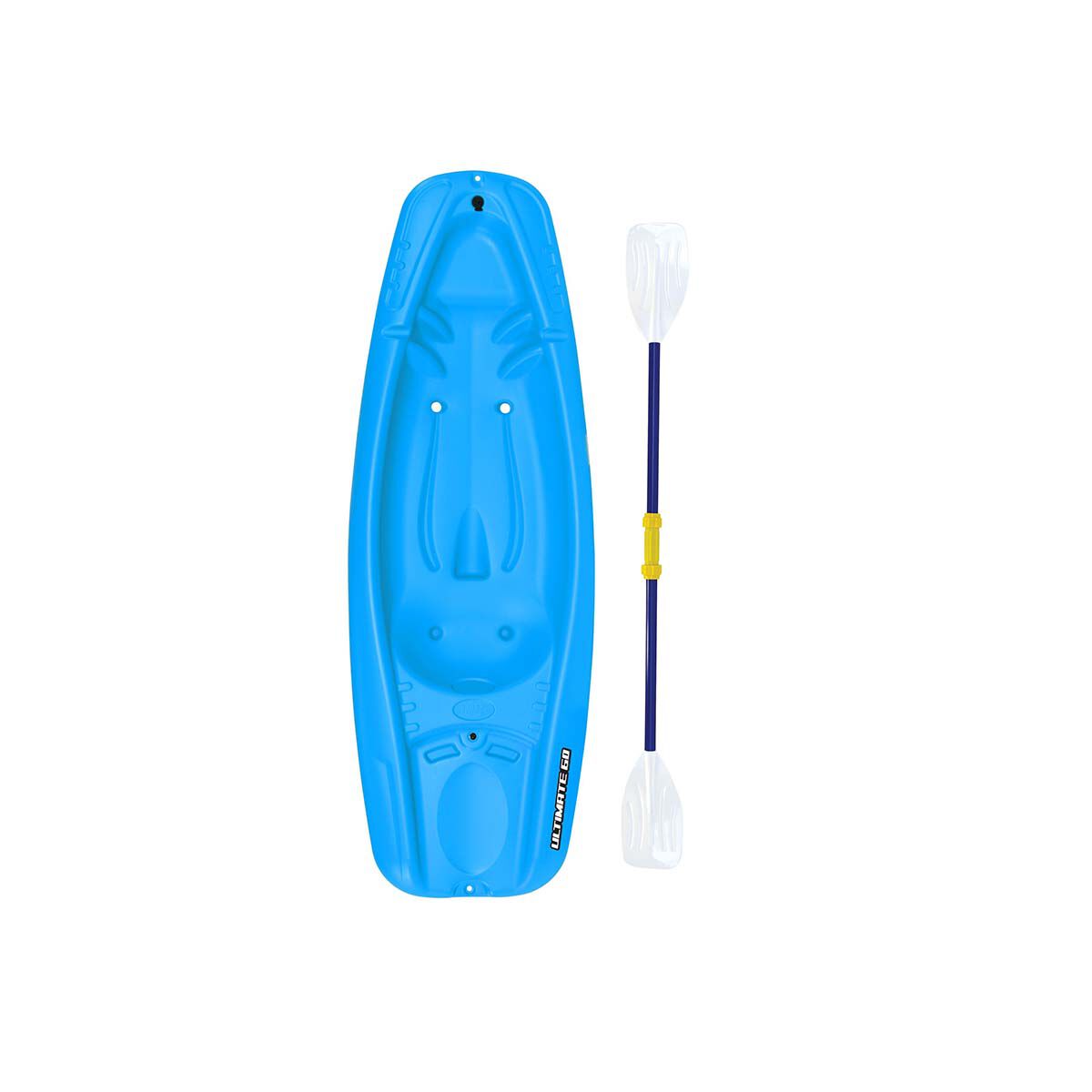 Pelican Ultimate 60 Kids Recreational Sit-On-Top Kayak with Paddle, 6'