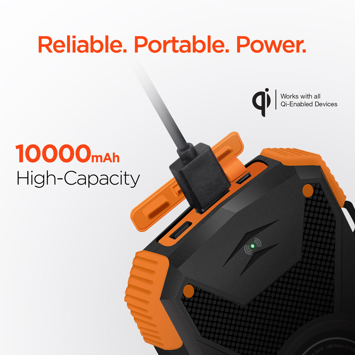 Hypergear 10000mAh Wireless Solar Power Bank