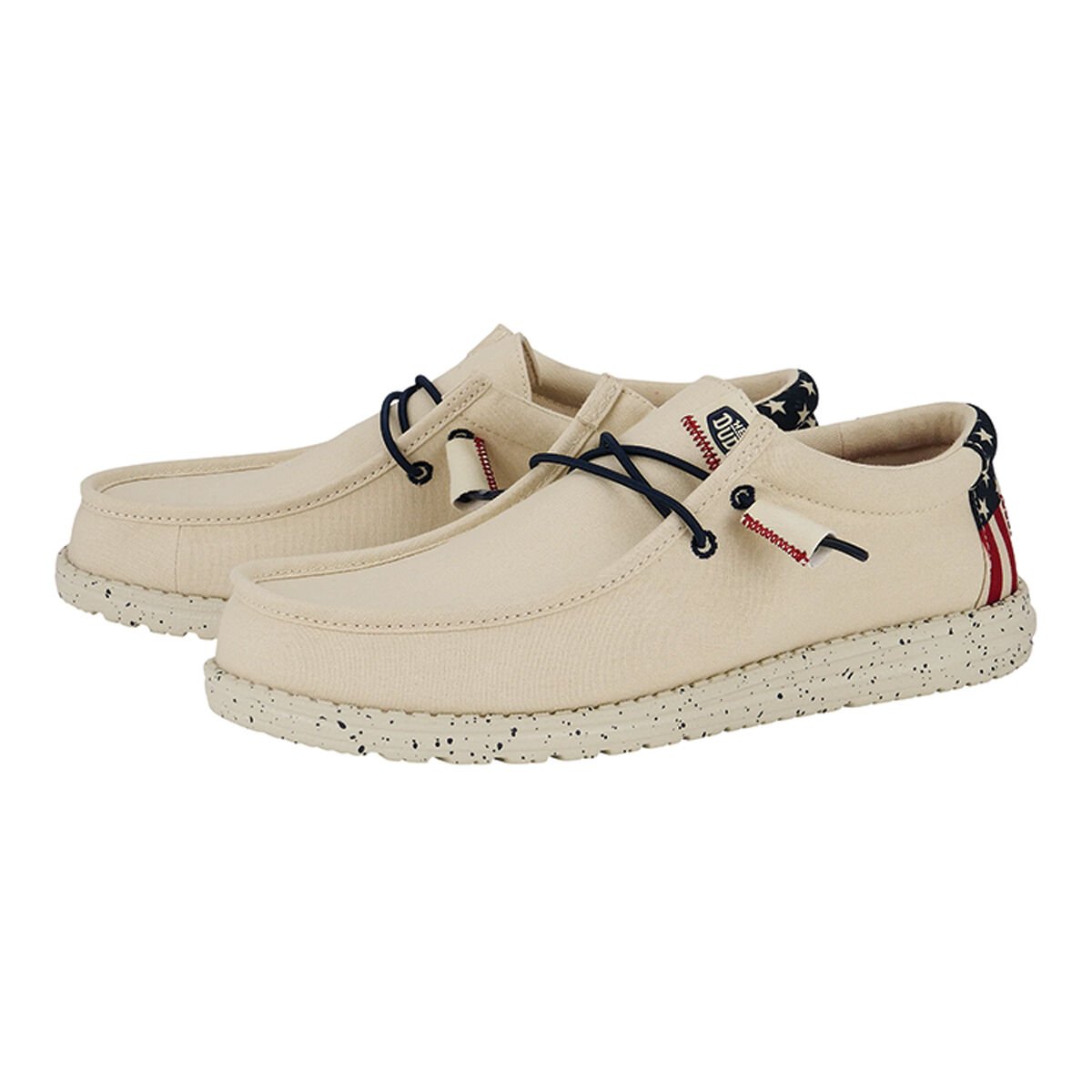 HeyDude Wally Americana Off White