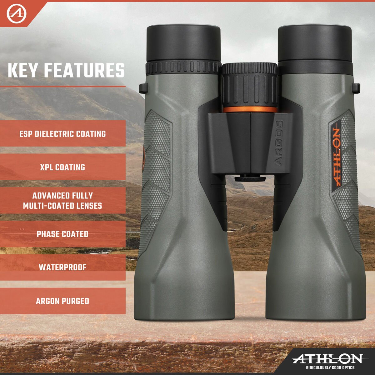 Athlon Optics Argos G2 HD 10x50