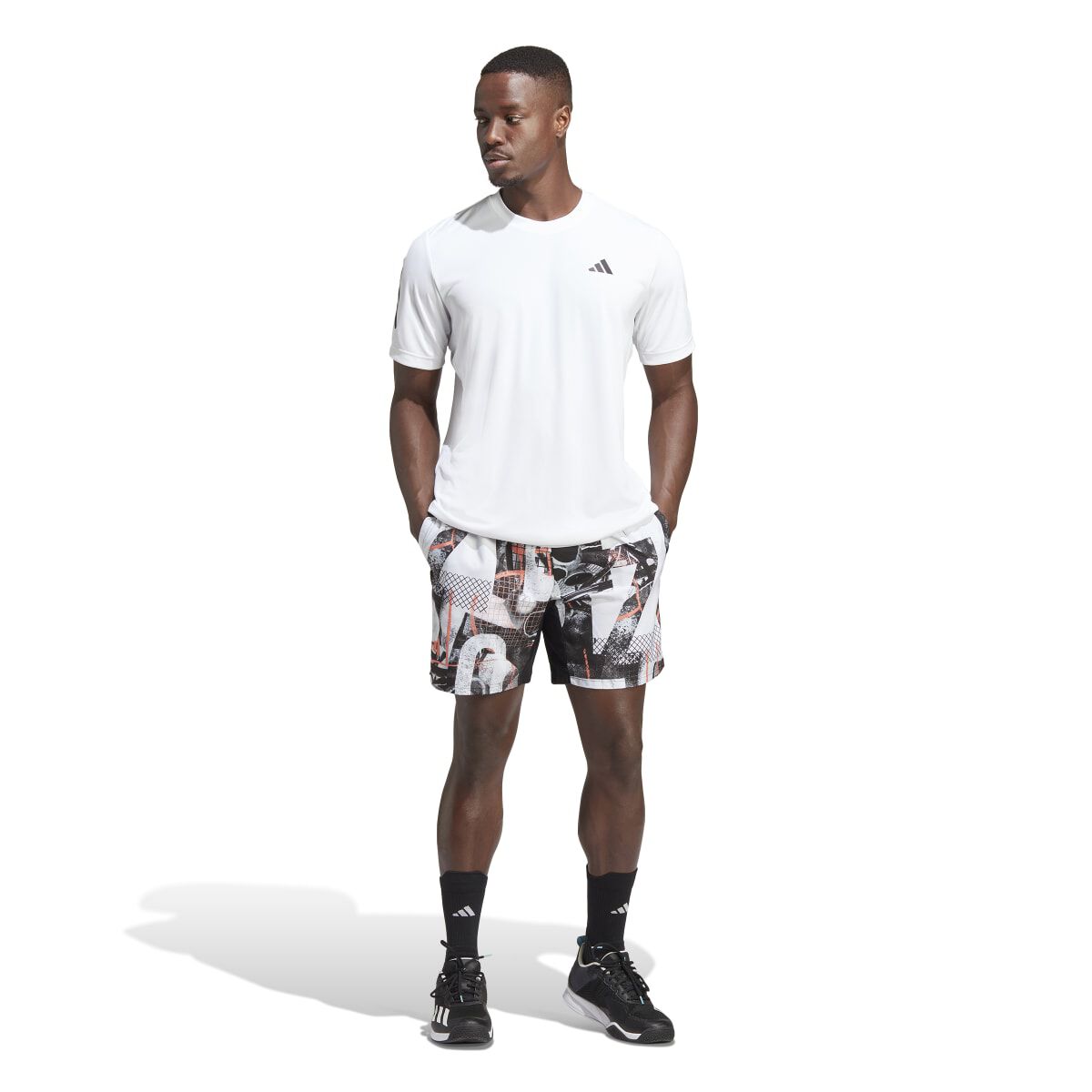 adidas Men's Club 3-Stripes Tennis Tee