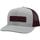 Grey/Maroon