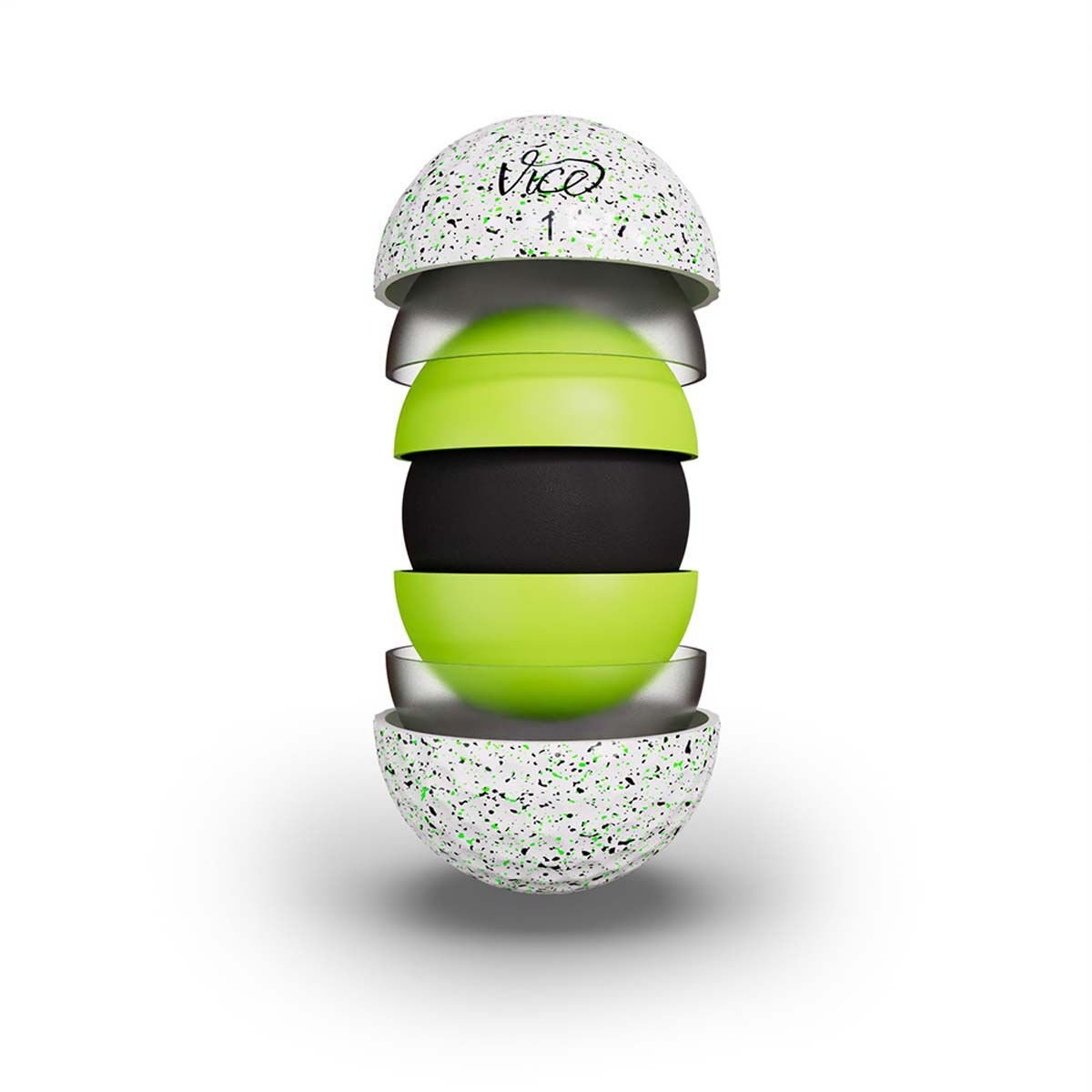 Vice Golf Pro Plus Green/Black Drip 12 Pack Golf Balls