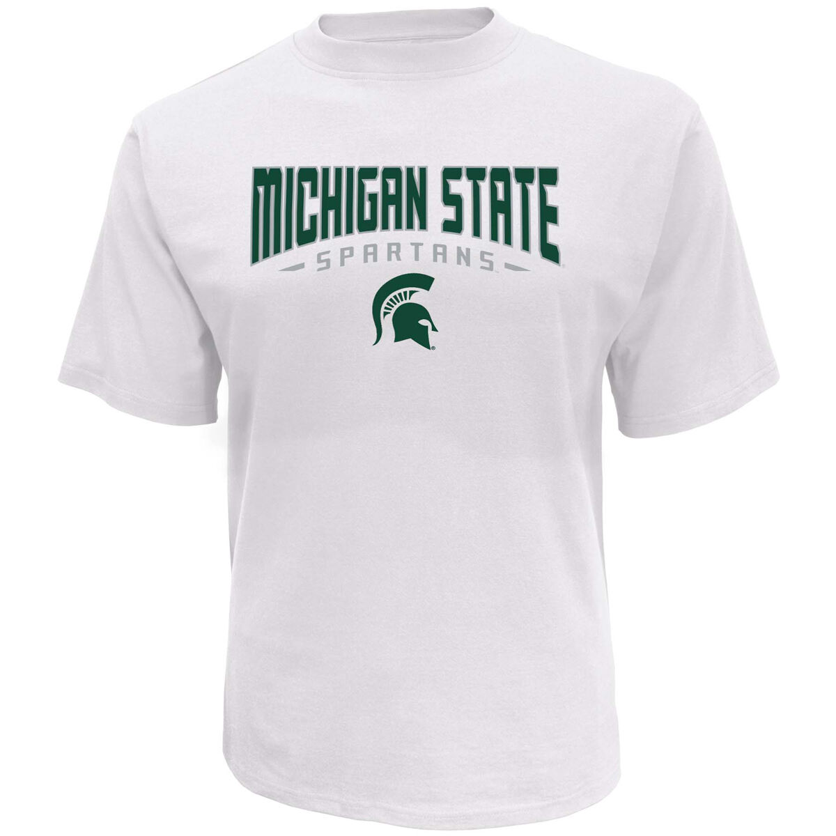 Knights Apparel Men's Short Sleeve Michigan State Classic Arch Tee