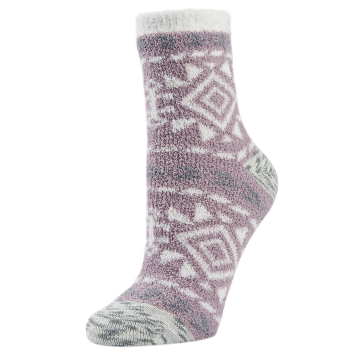 Fireside Women's Cozy Socks Aztec Pink