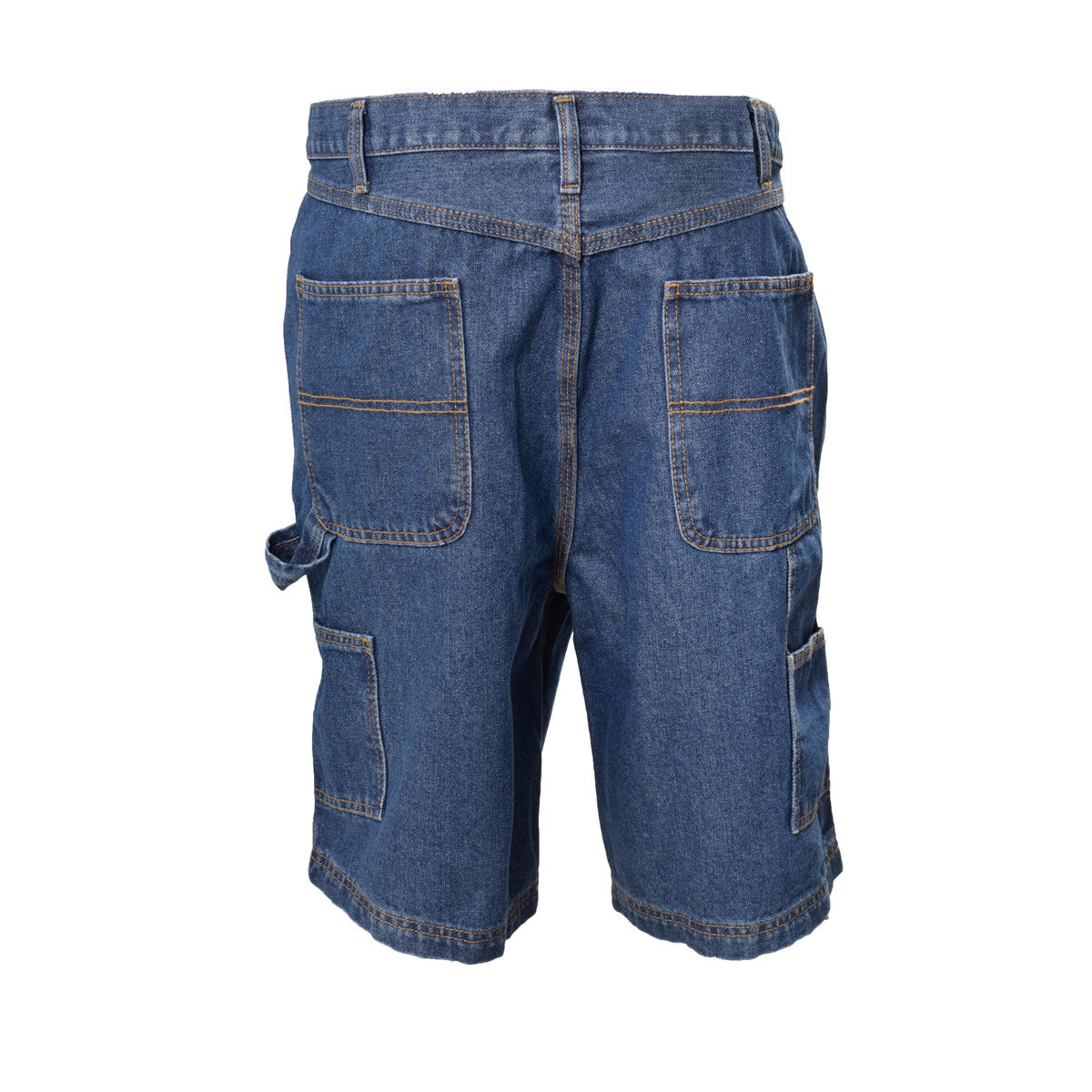 Full Blue Men's Denim Carpenter Shorts