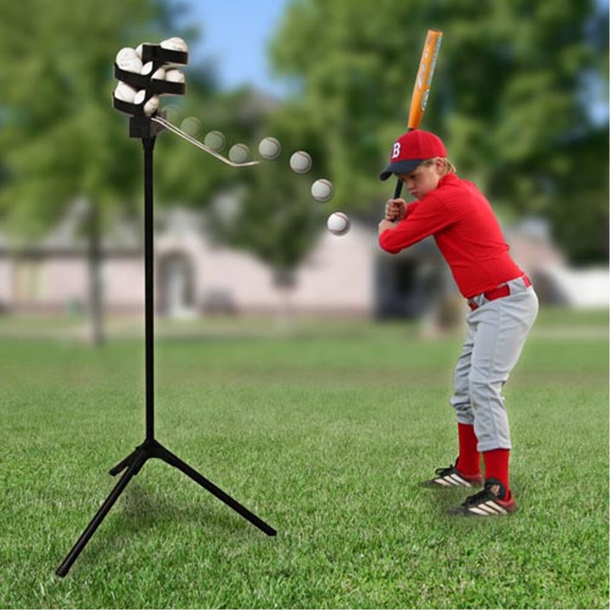 Heater Sports Big League Drop Toss & 8 Hour Battery