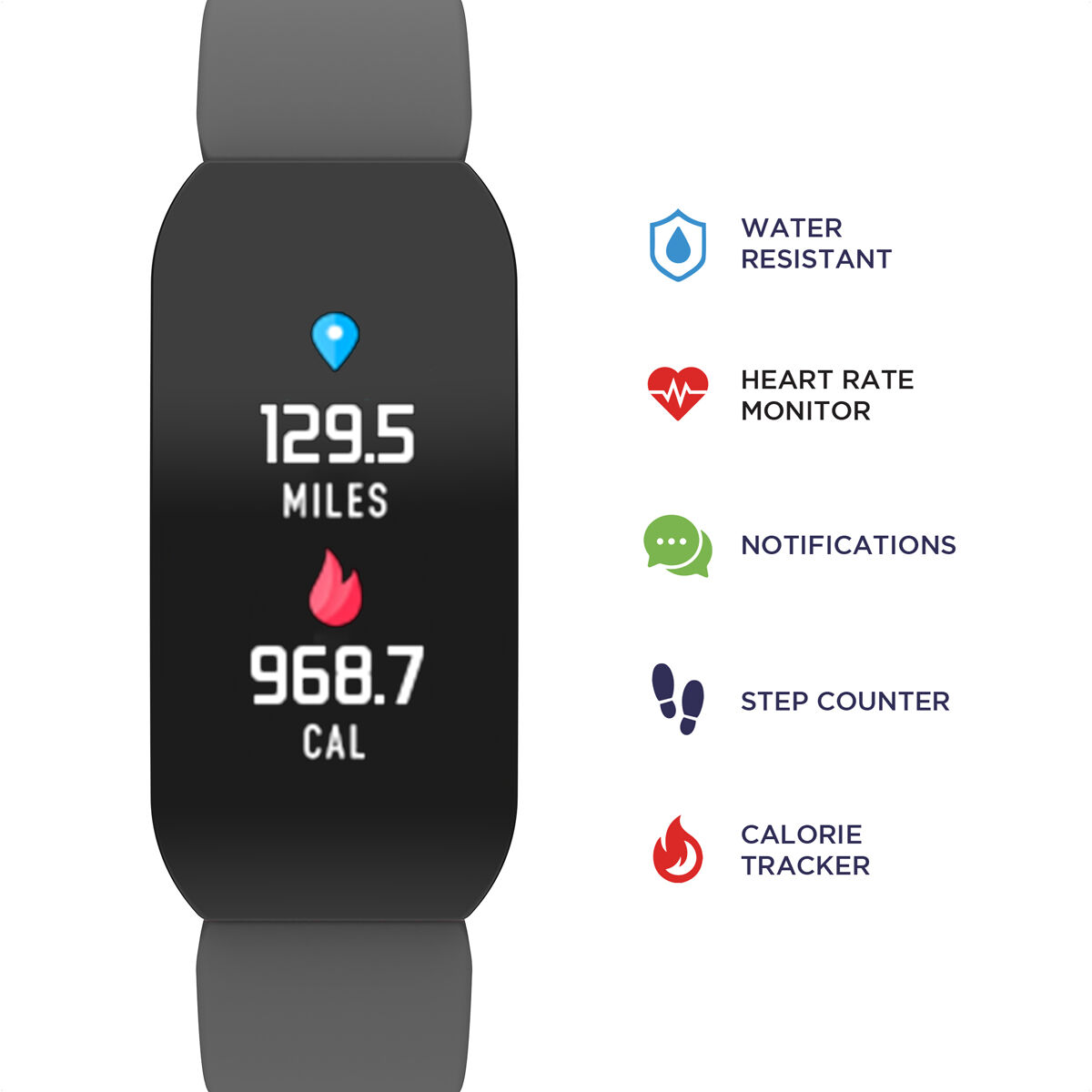 Itouch Active Smartwatch: Grey