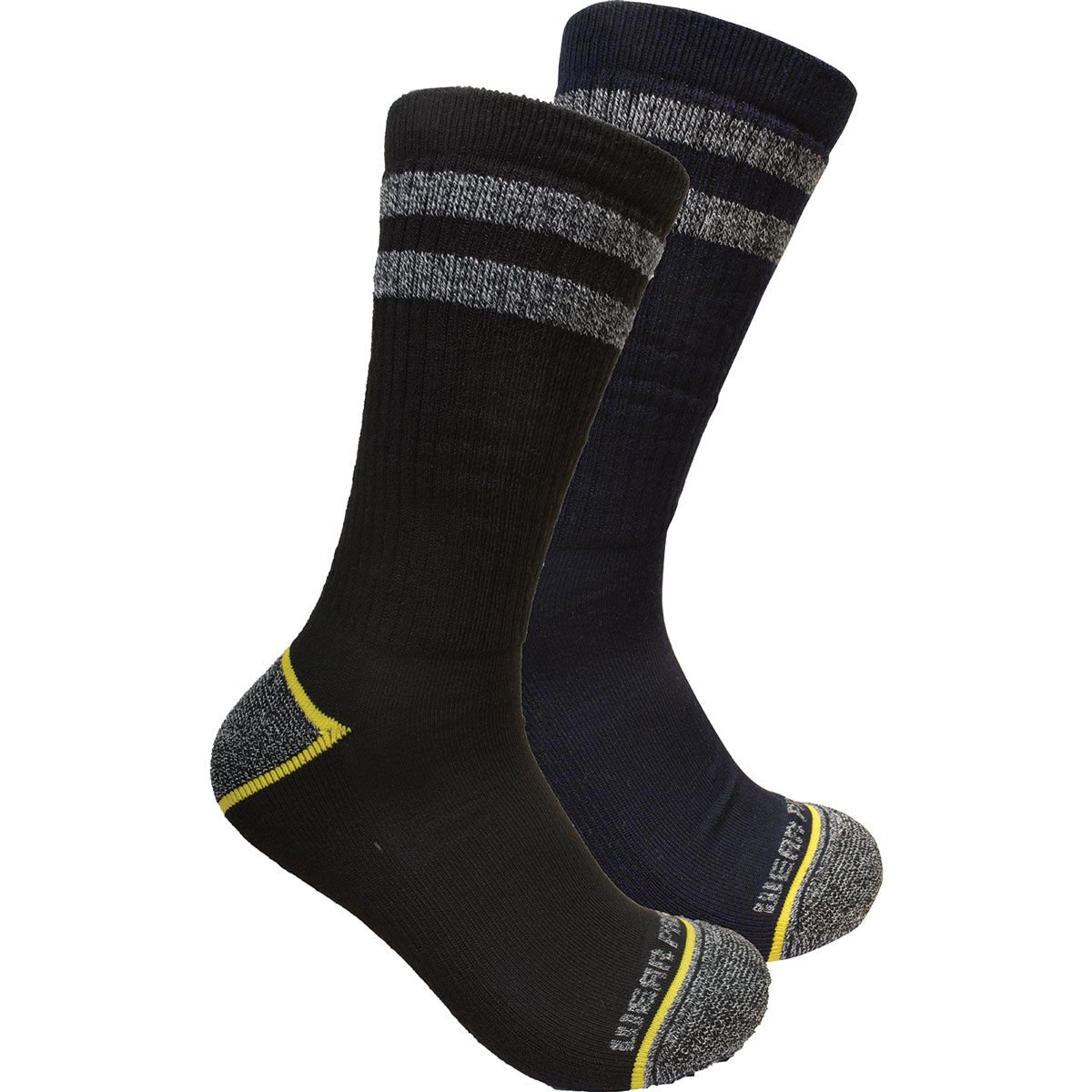 Wearproof Wool Blend Socks - 2 Pack