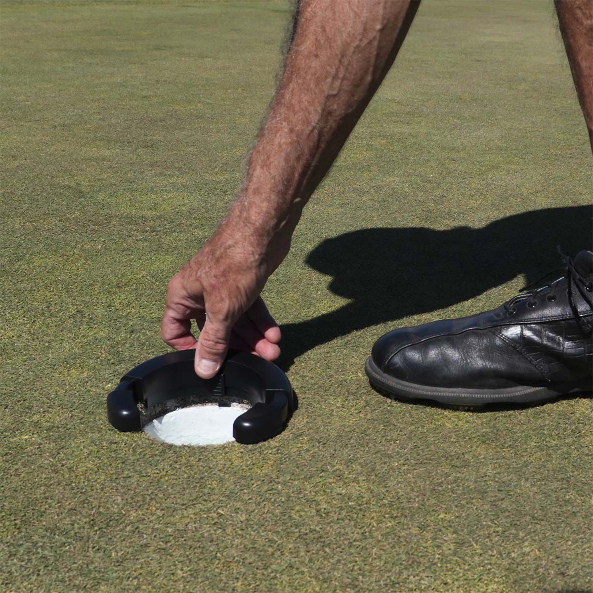 Pure2improve Putting Mat & Adjustable Practice Cup