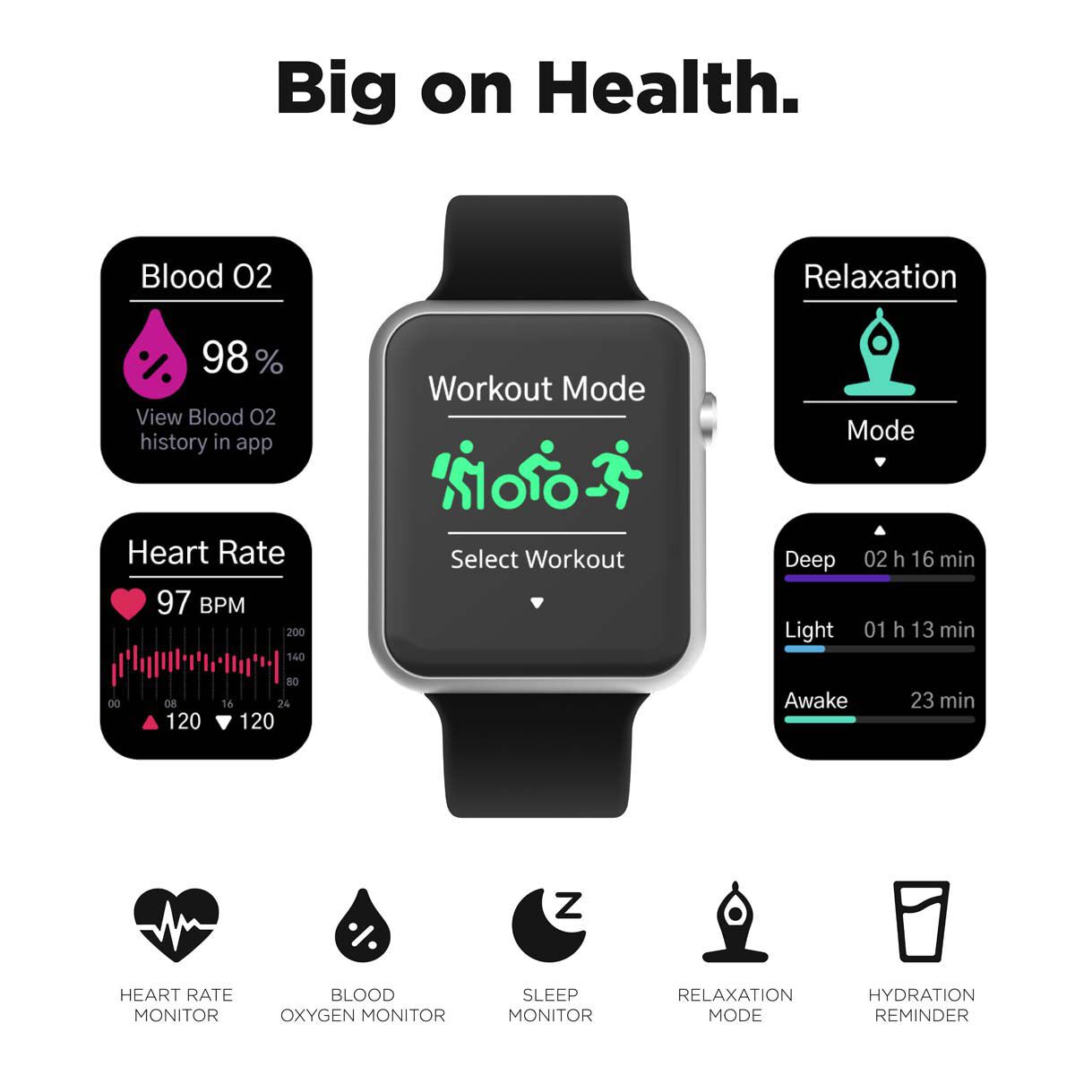 Itouch Air 4 Smartwatch Jillian Michaels 41MM