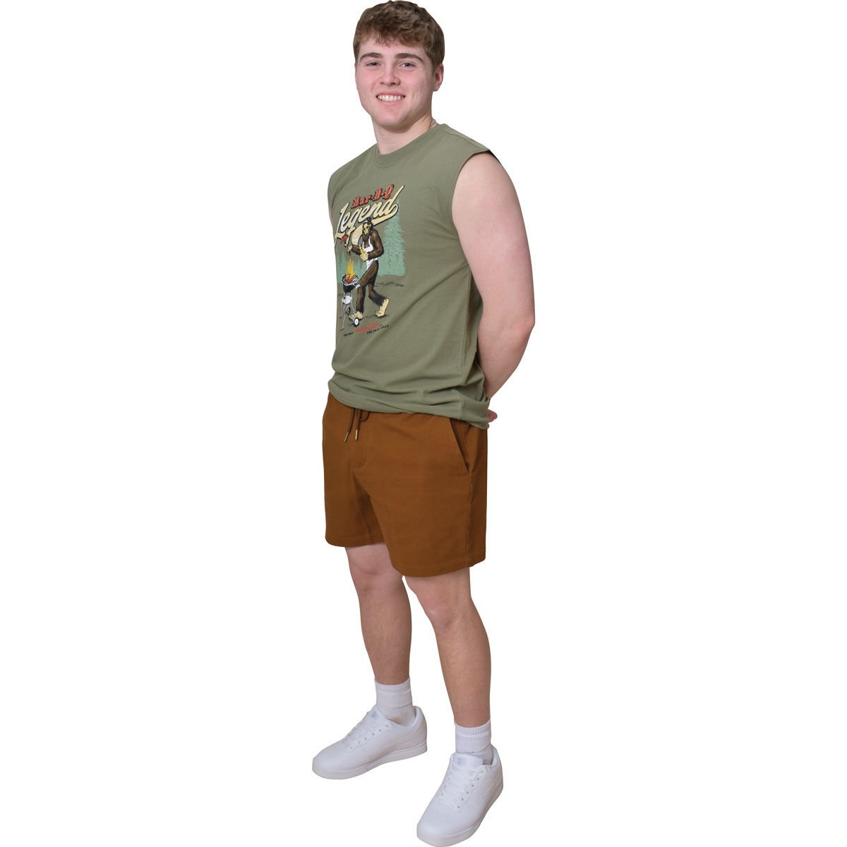 Northern Outpst Men's Graphic Muscle Tee