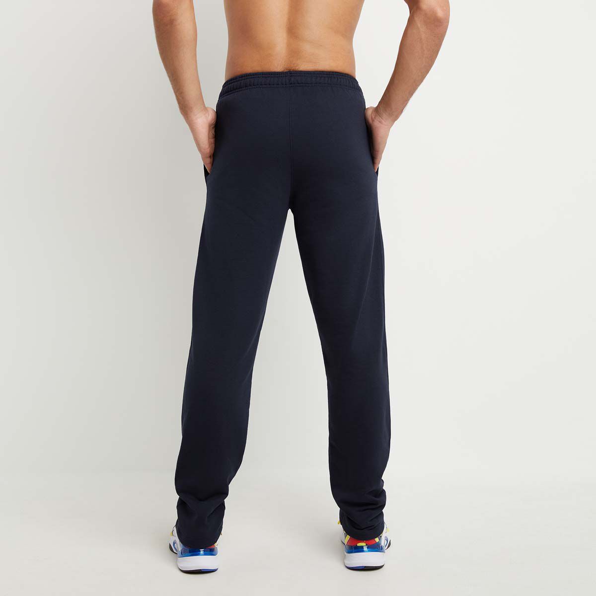 Champion Men's Powerblend Fleece Open Bottom Pants