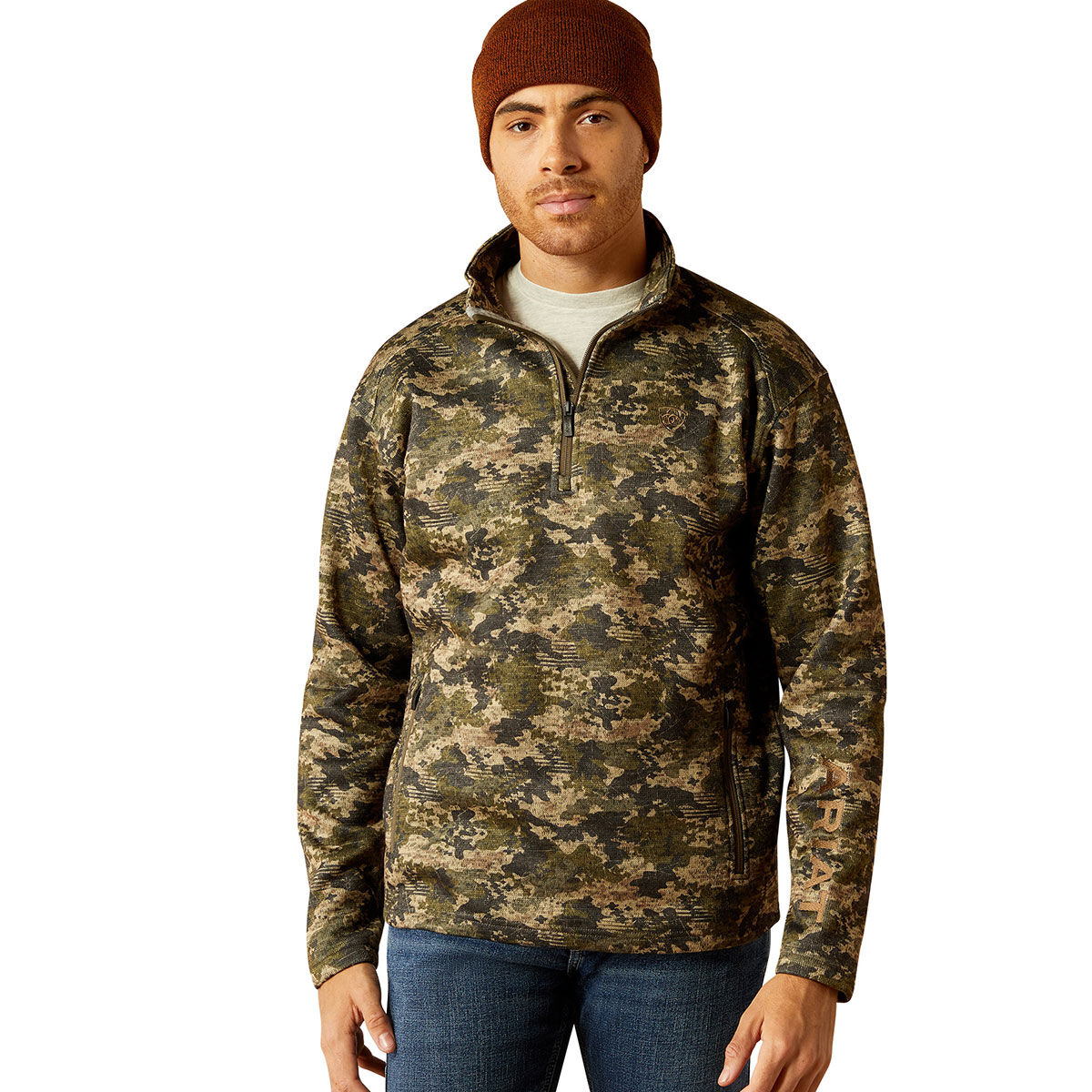Ariat Caldwell Logo 1/4 Zip