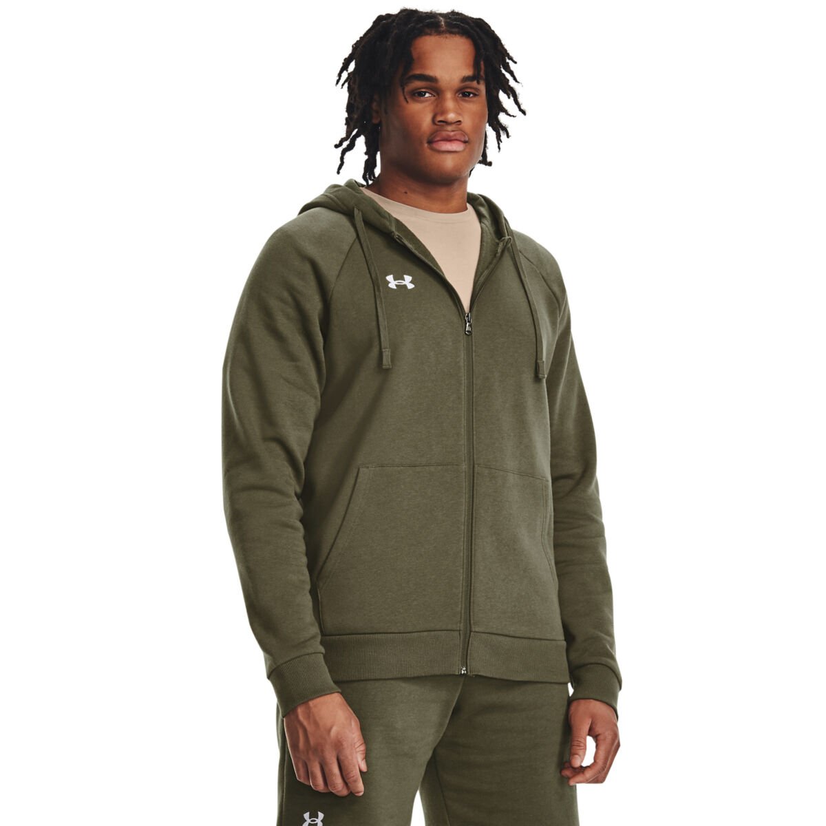 Under Armour Men's Rival Fleece Full-Zip Hoodie
