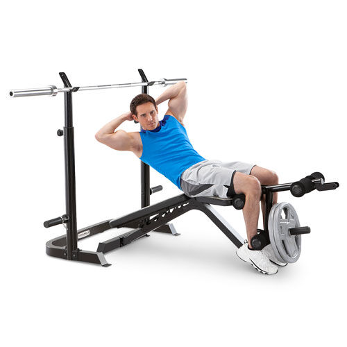Marcy Olympic Weight Bench with Squat Rack and Leg Developer