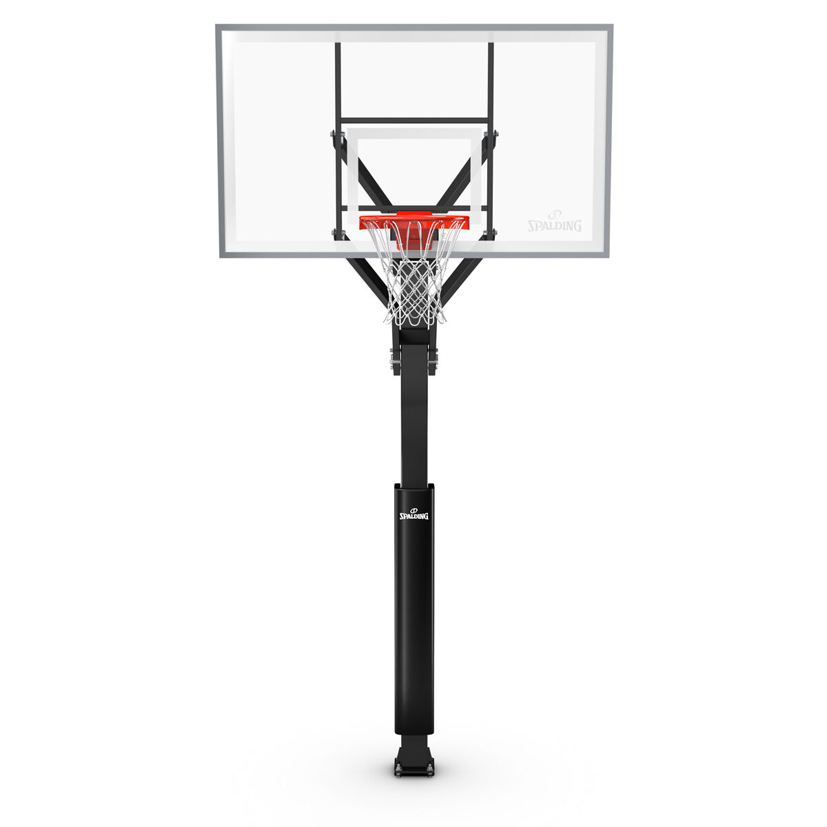 Spalding 72" Tempered Glass 888 Series In-Ground Basketball Hoop