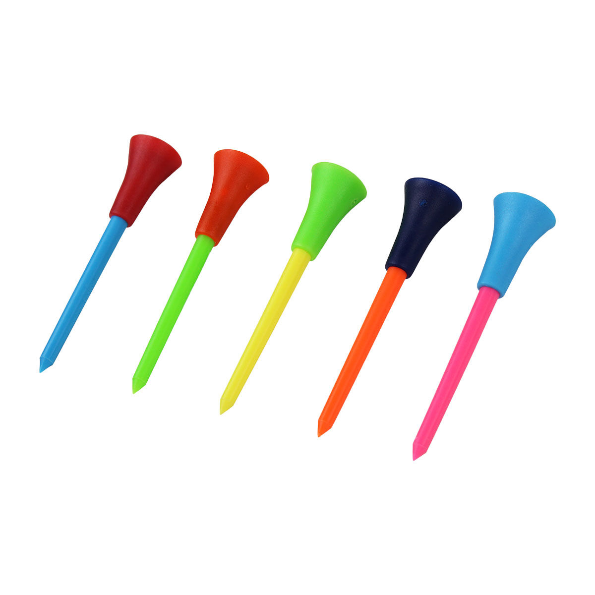 Player Supreme Circus Tees 3-1/4" Rubber Tip Tees 5 Pack