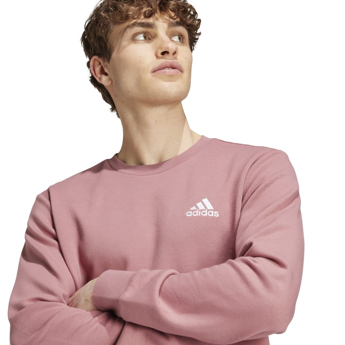 adidas Men's Long Sleeve Feel Cozy Crew