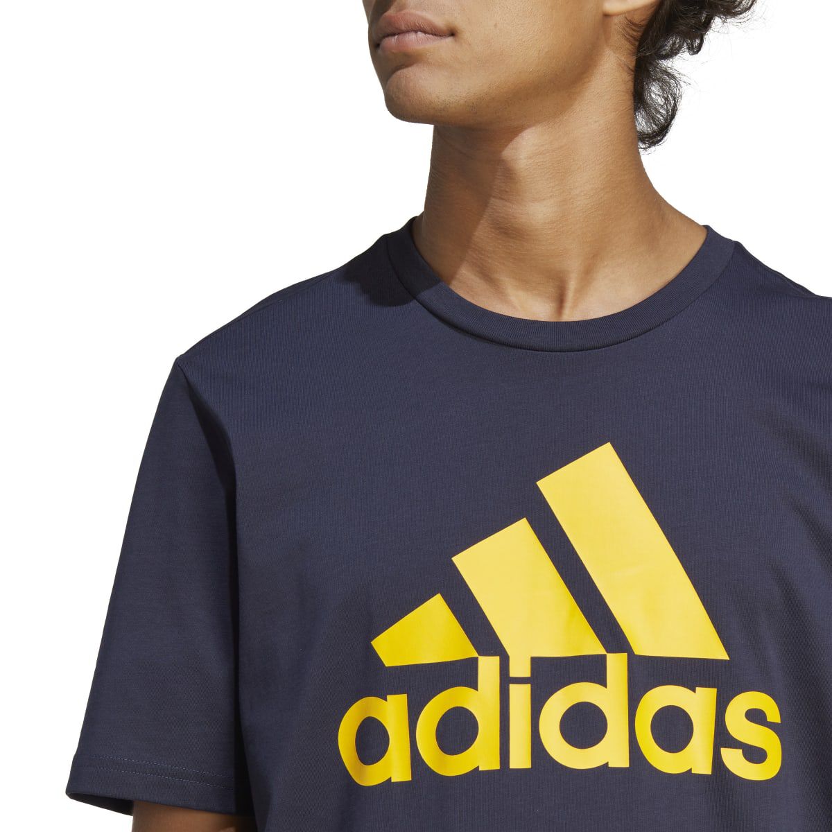 adidas Men's Essentials Single Jersey Big Logo Tee