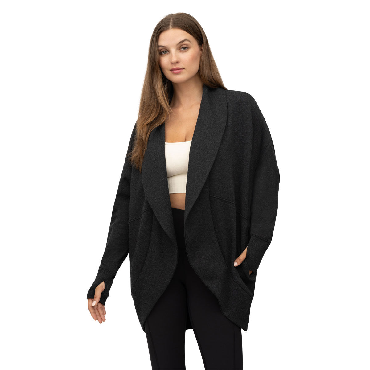 Yogalicious Scuba Cardigan with Pockets