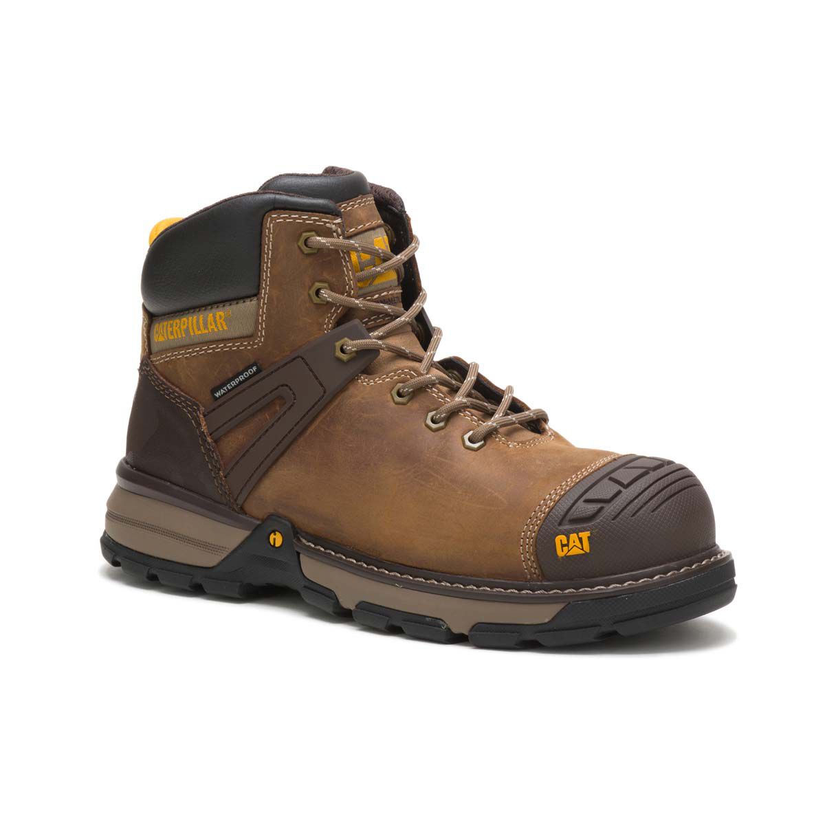 Cat Men's Excavator Superlite Waterproof Carbon Composite Toe Work Boots