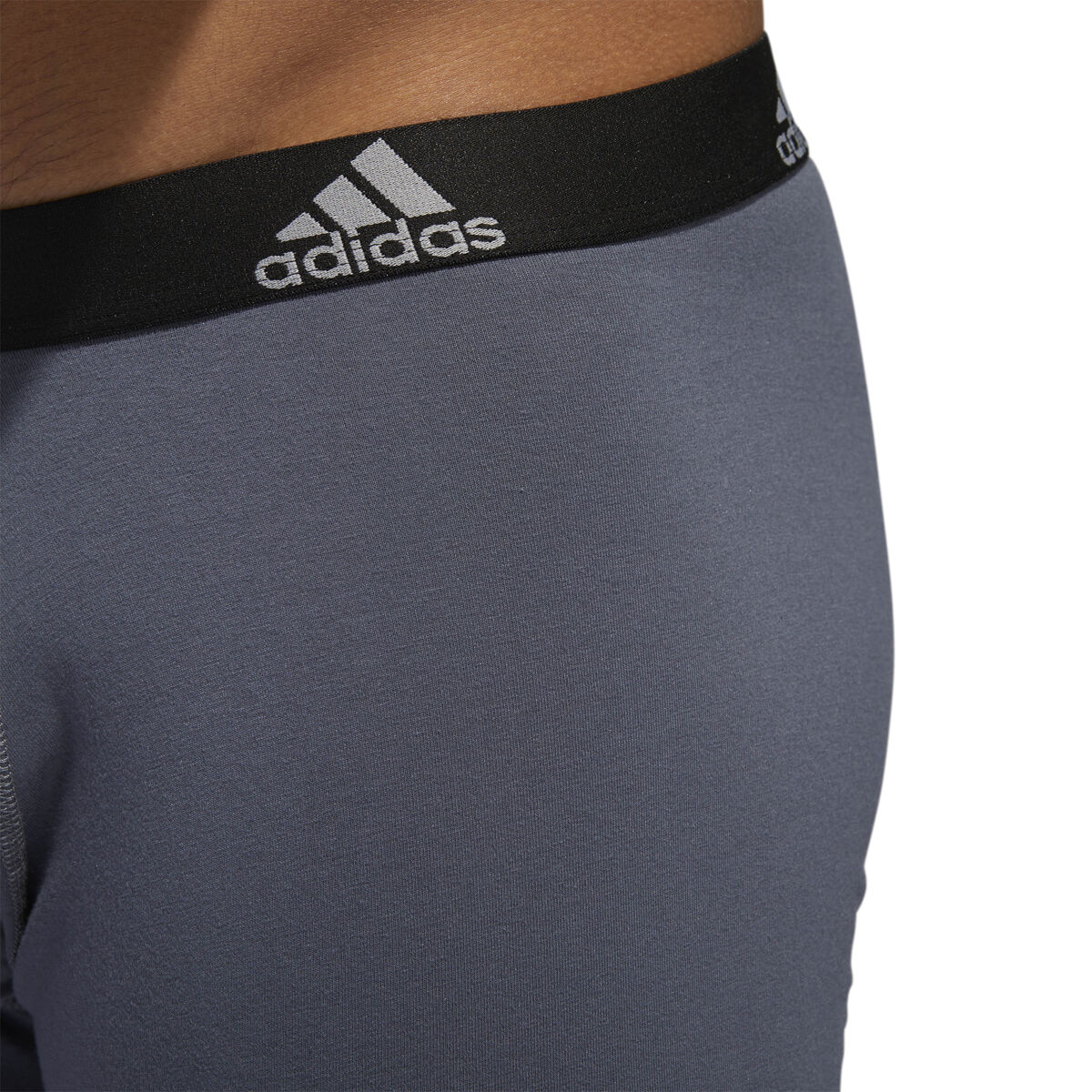 adidas M STR COTTON 3PK BOXER BRIEF
