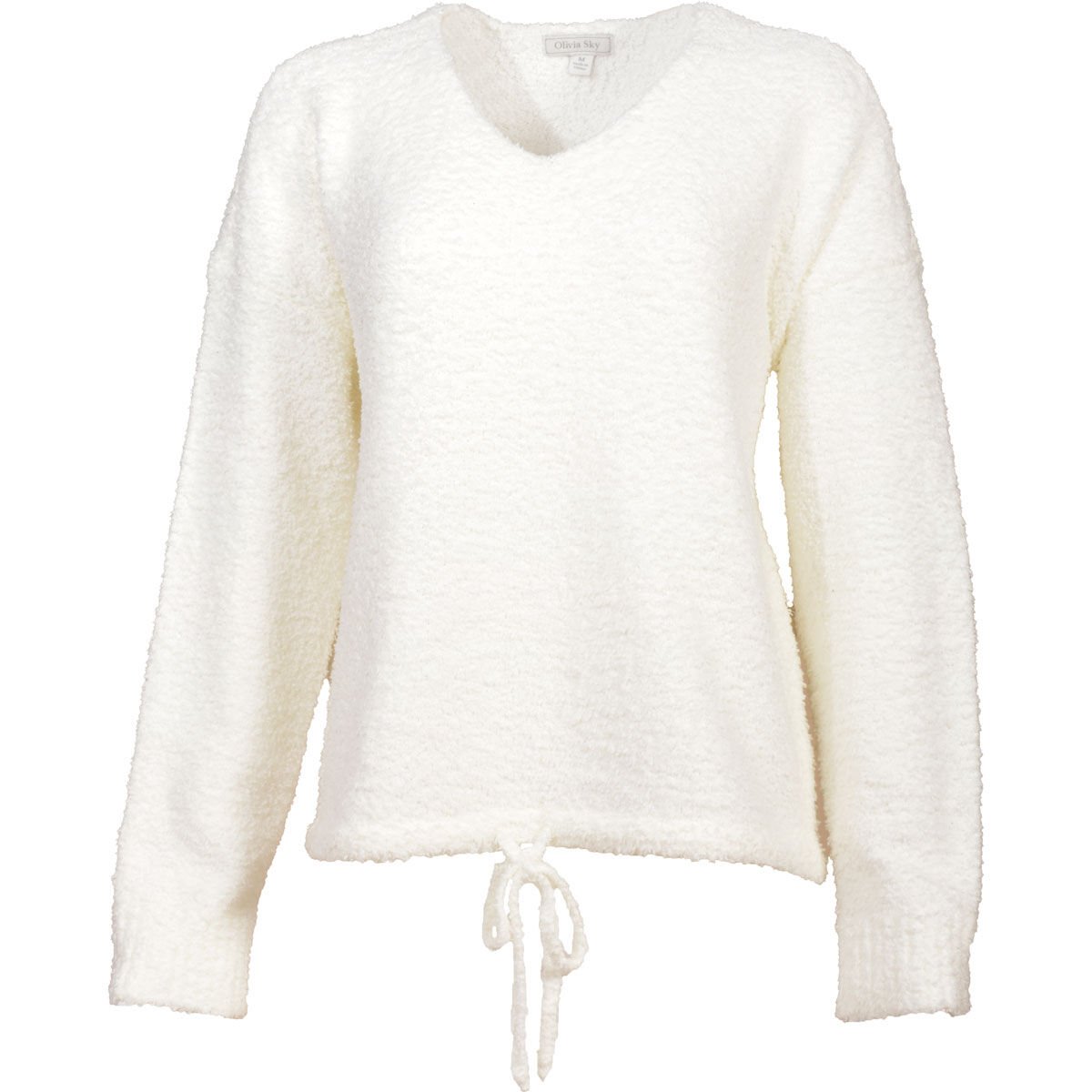 Olivia Sky Cozy V-Neck w/ Tie Bottom