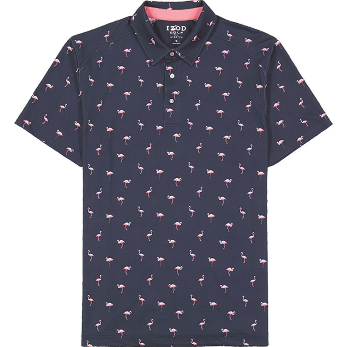 Izod Men's Microstripe Short Sleeve Polo