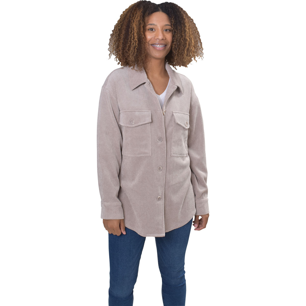 Canyon Creek Women's Waffle Cord Shirt Jacket