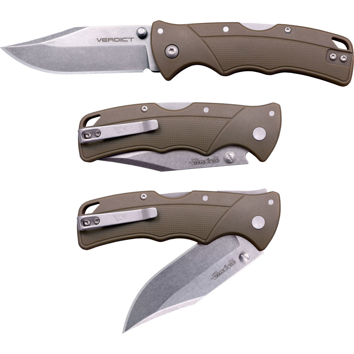 Cold Steel Cold Steel Verdict Clip Point - FDE