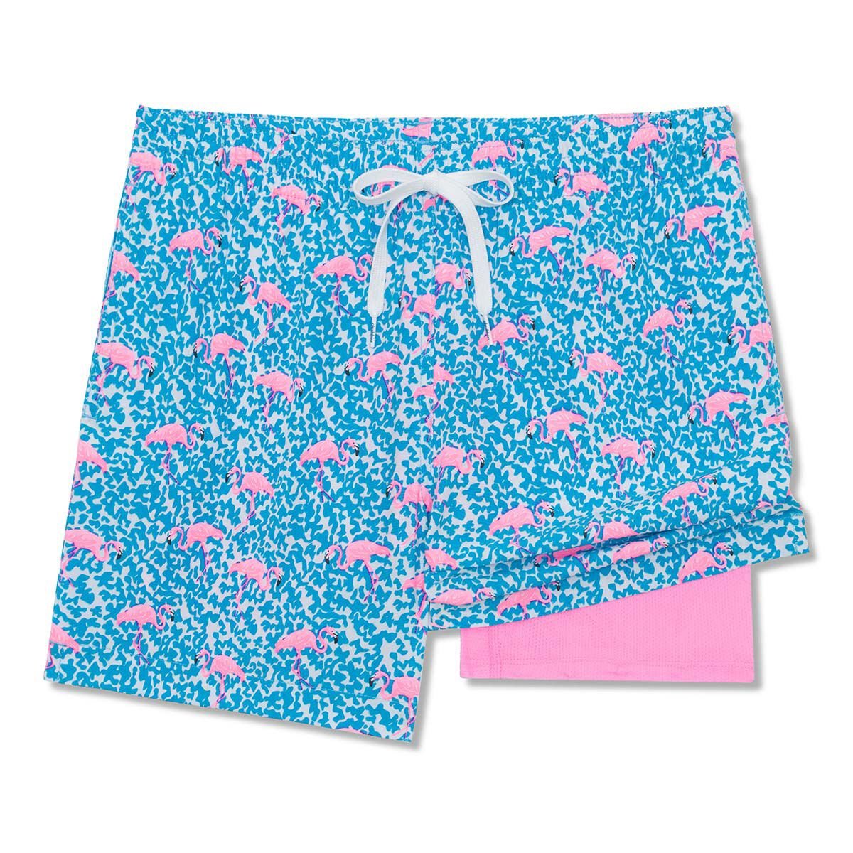 Chubbies The Domingos Are For Flamingos 5.5" (Classic Lined Swim Trunk)
